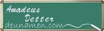 Amadeus Detter Visitenkarte